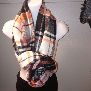 Multi-color wool scarf
